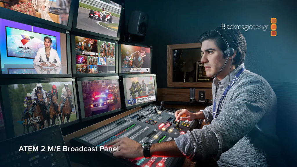 ATEM Mini スチルボタンを押すとMP1の画像が表示されるイメージ