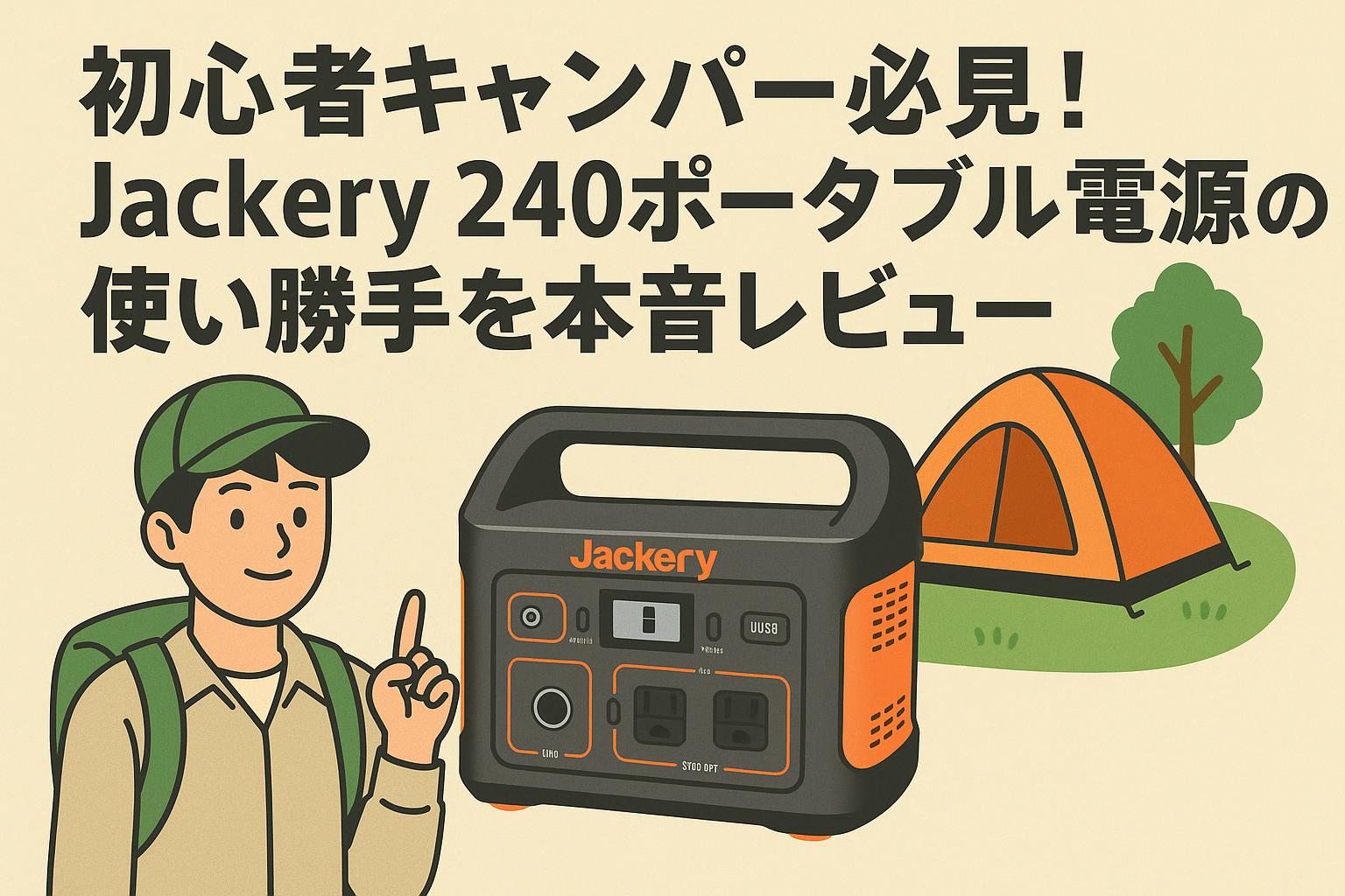 最安Jackery240ポーダブル電源 ジャクリ240 Newを最安値で購入するには？｜徹底比較ガイド Jackery