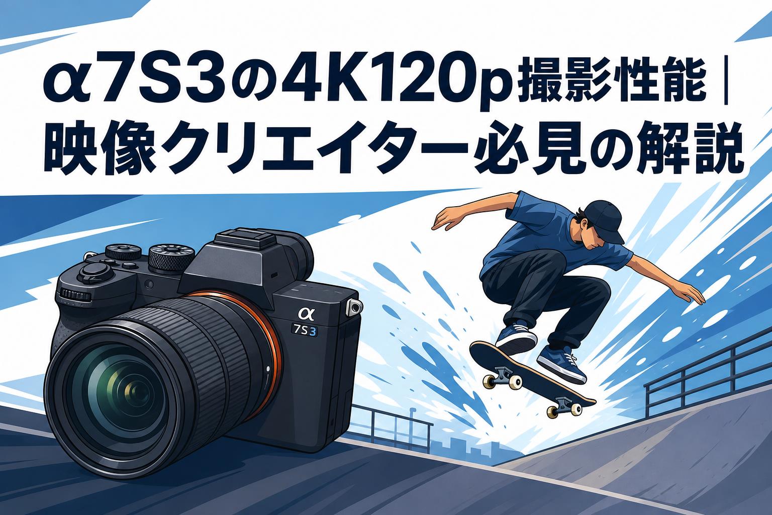 α7S3の4K120p撮影性能｜映像クリエイター必見の解説 | PANDA TIMES