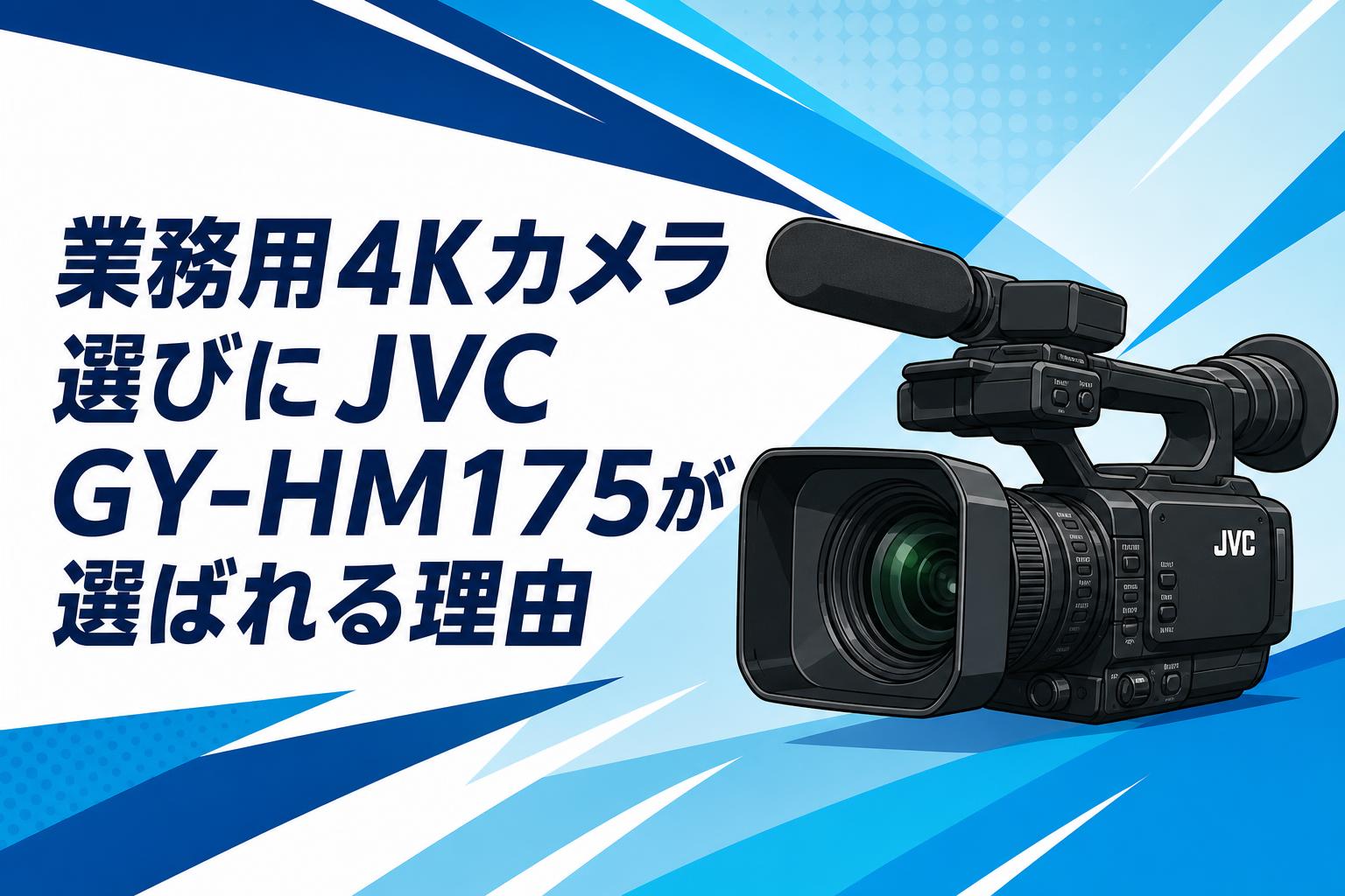 業務用4Kカメラ選びにJVC GY-HM175が選ばれる理由 | PANDA TIMES