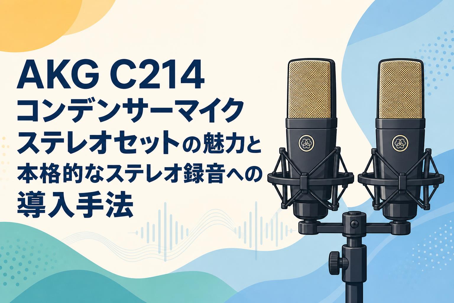 AKG C214 コンデンサーマイク ステレオセットの魅力と本格的なステレオ