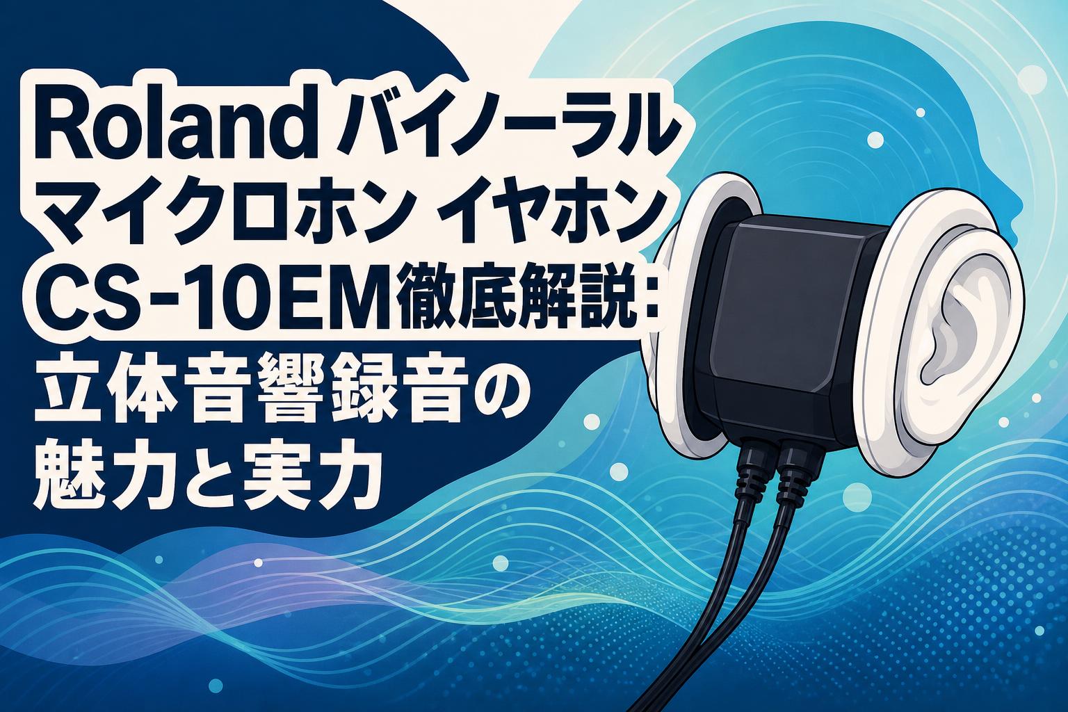 【美品】Roland CS-10EM バイノーラルマイク ROLAND ( ローランド ) CS-10EM ASMR バイノーラルマイクロホン