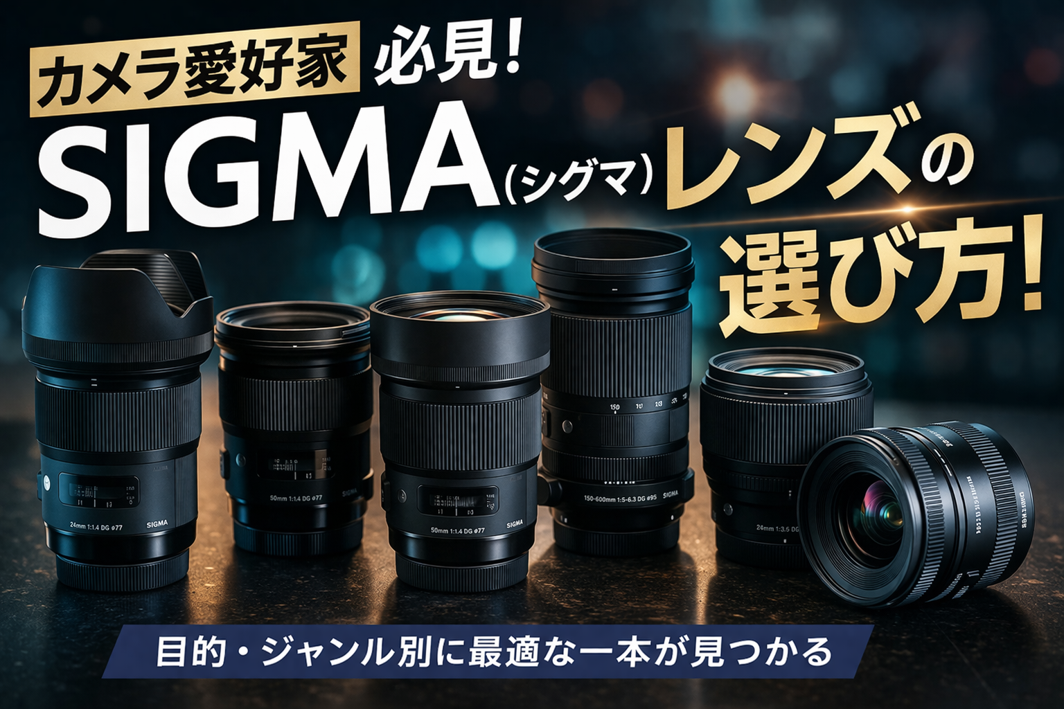 カメラ愛好家必見！SIGMA（シグマ）レンズの選び方！ | PANDA TIMES
