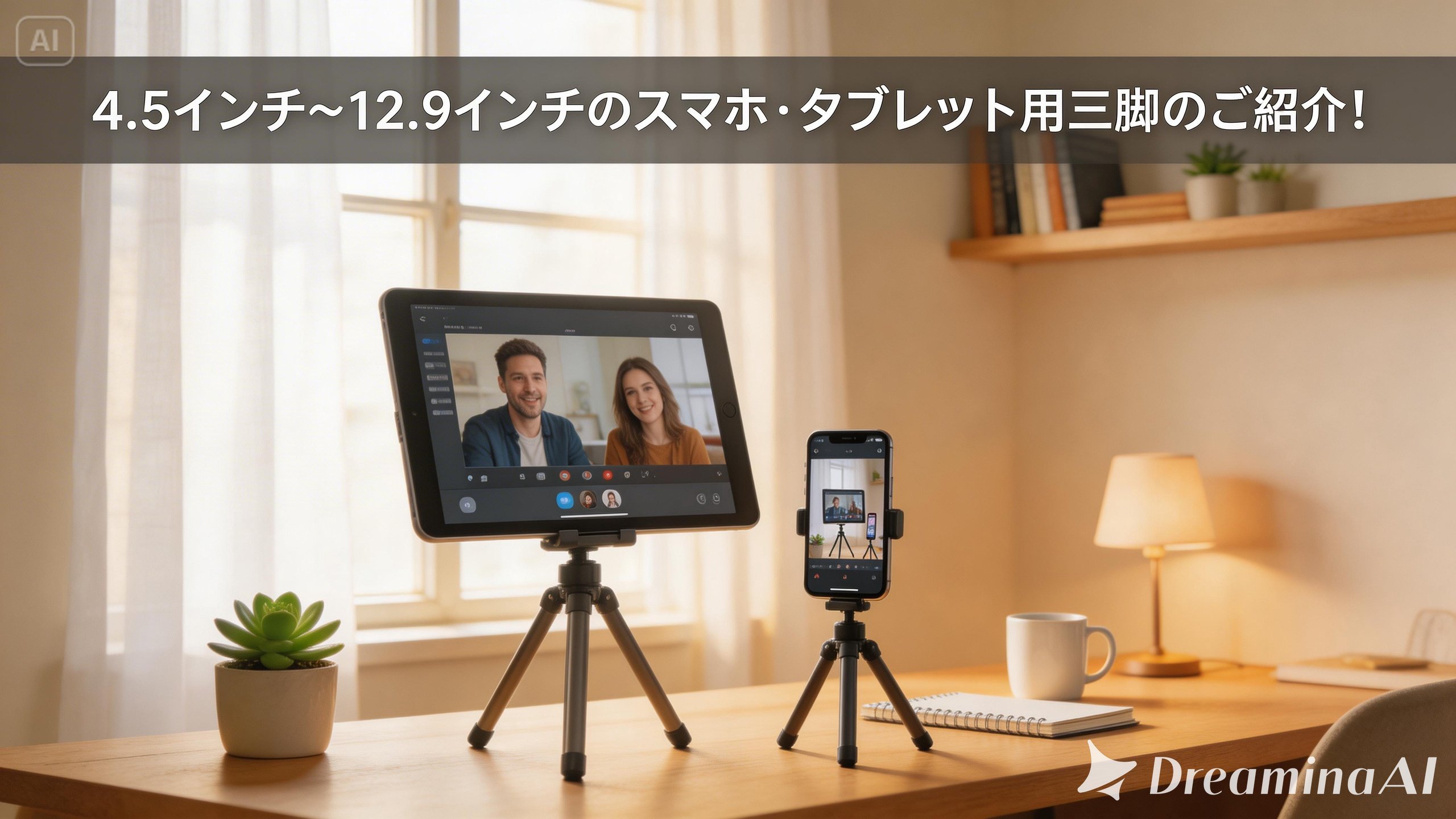 4.5インチ〜12.9インチのスマホ・タブレット用三脚のご紹介！ | PANDA