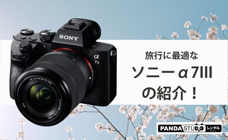 旅行に最適なソニーα7IIIの紹介！ | PANDA TIMES（パンダタイムス）