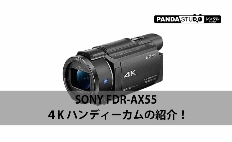 ロッソ様用 SONY Handycam FDR-AX55 ビデオカメラ SONY FDR-AX55 4K ロッソ様用SONY Handycam FDR-AX55 ビデオカメラ