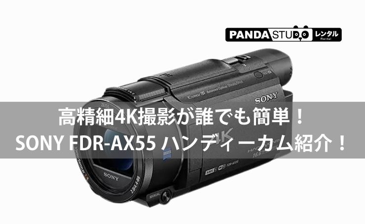 ロッソ様用 SONY Handycam FDR-AX55 ビデオカメラ SONY FDR-AX55 4K ロッソ様用SONY Handycam FDR-AX55 ビデオカメラ