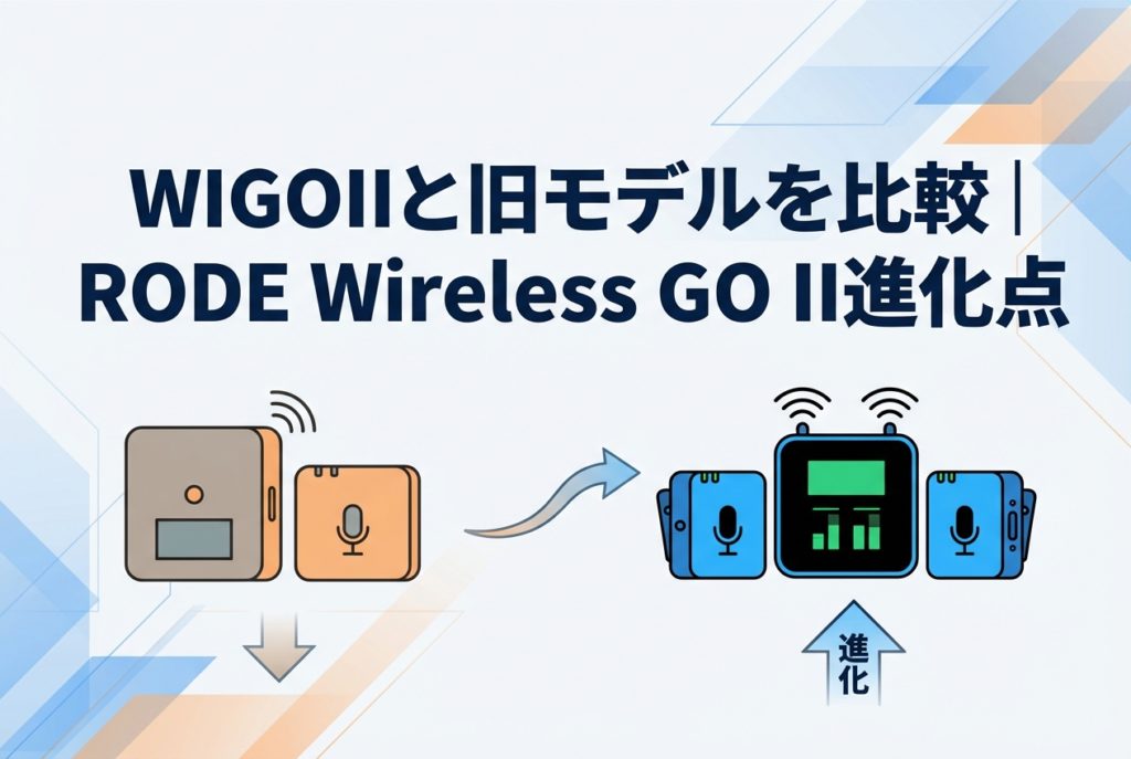 WIGOIIと旧モデルを比較｜RODE Wireless GO II進化点 | PANDA TIMES