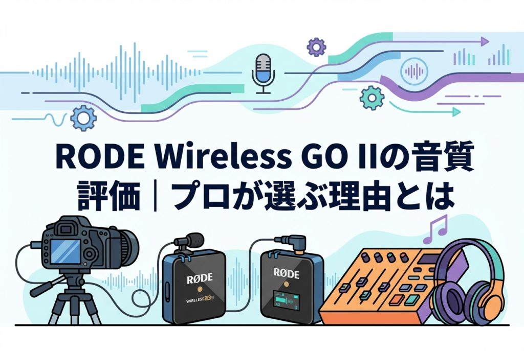 RODE Wireless GO IIの音質評価｜プロが選ぶ理由とは | PANDA TIMES
