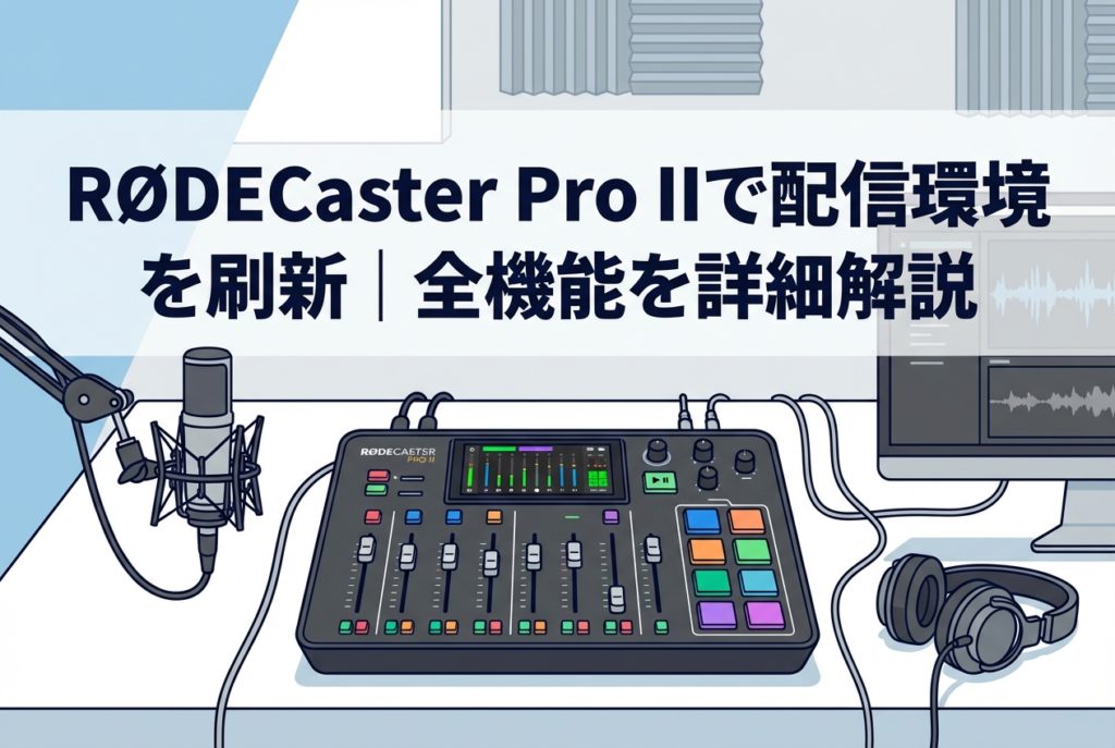 RØDECaster Pro IIで配信環境を刷新｜全機能を詳細解説 | PANDA TIMES