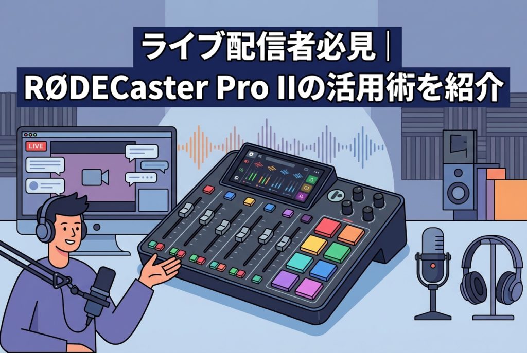 ライブ配信者必見｜RØDECaster Pro IIの活用術を紹介 | PANDA TIMES