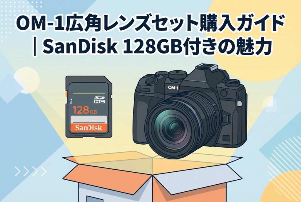 OM-1広角レンズセット購入ガイド｜SanDisk 128GB付きの魅力 | PANDA