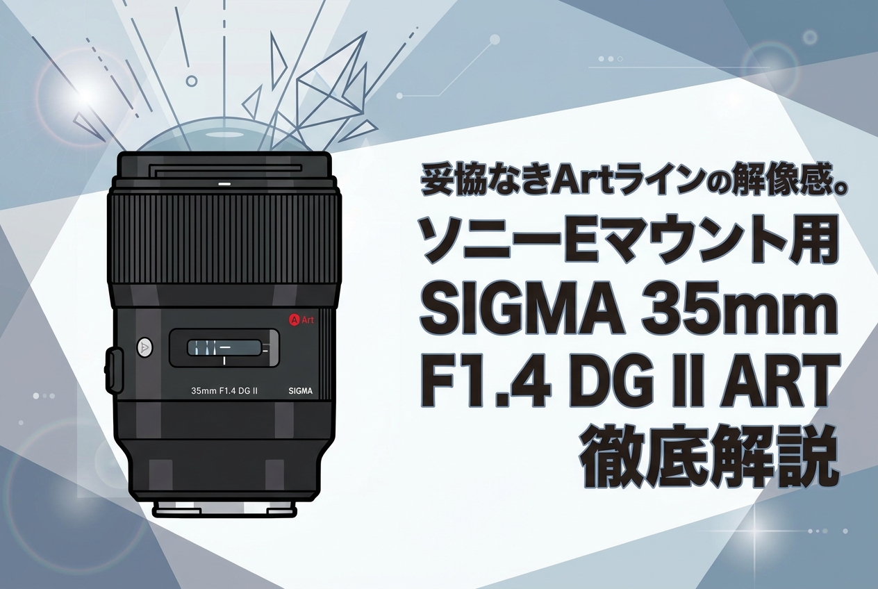 妥協なきArtラインの解像感。ソニーEマウント用SIGMA 35mm F1.4 DG II 妥協なきArtラインの解像感。ソニーEマウント用SIGMA 35mm F1.4 DG II