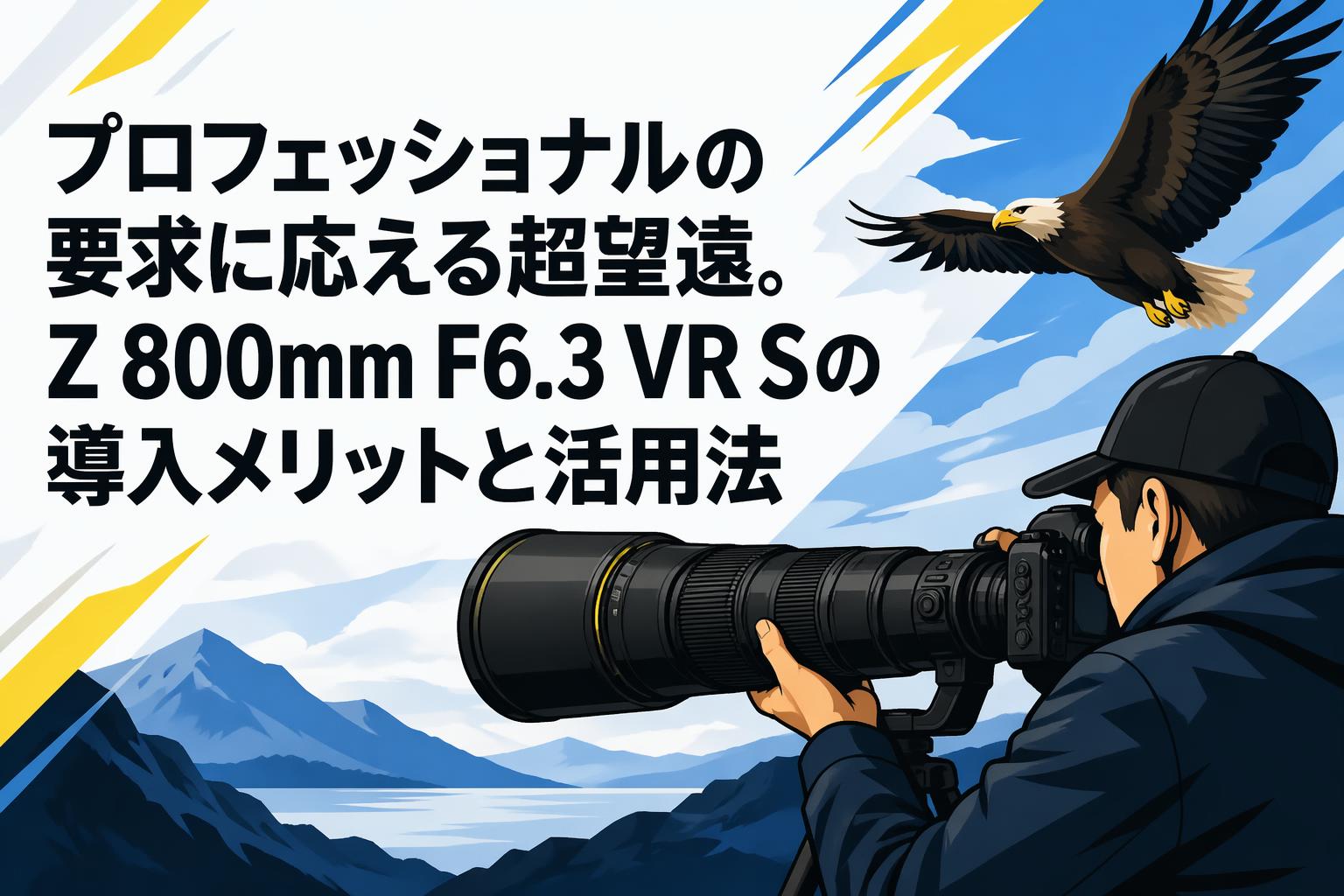 画像確認用。 プロフェッショナルの要求に応える超望遠。Z 800mm F6.3 VR Sの導入