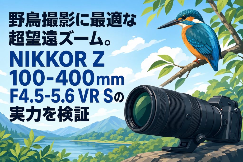 野鳥撮影に最適な超望遠ズーム。NIKKOR Z 100-400mm F4.5-5.6 VR Sの