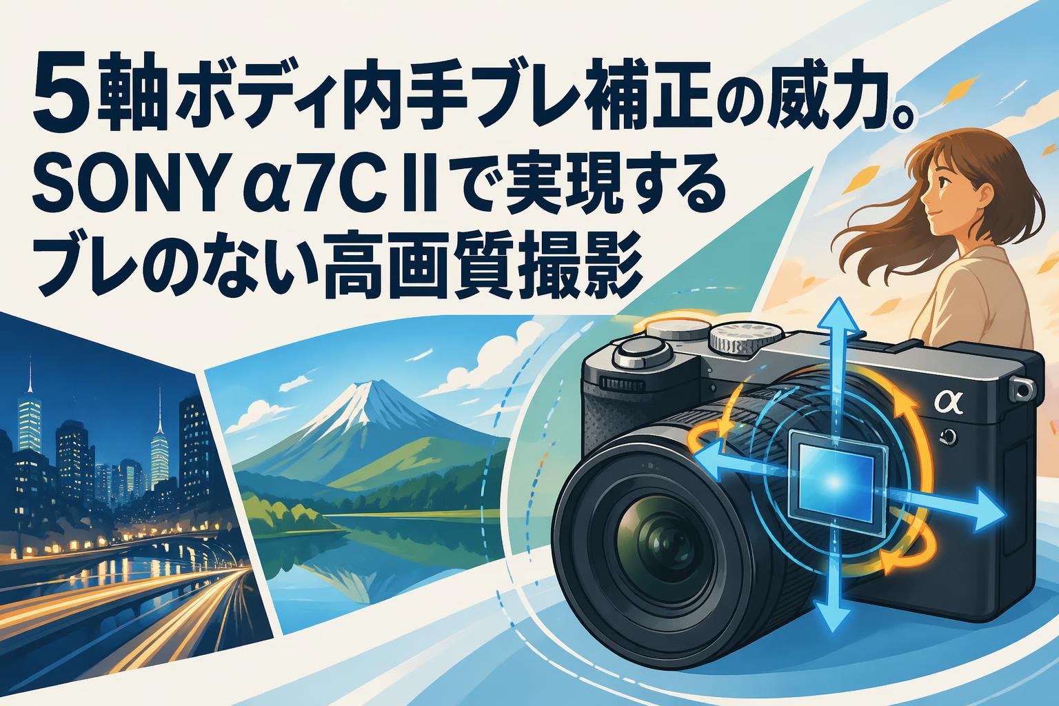 5軸ボディ内手ブレ補正の威力。SONY α7C IIで実現するブレのない高画質