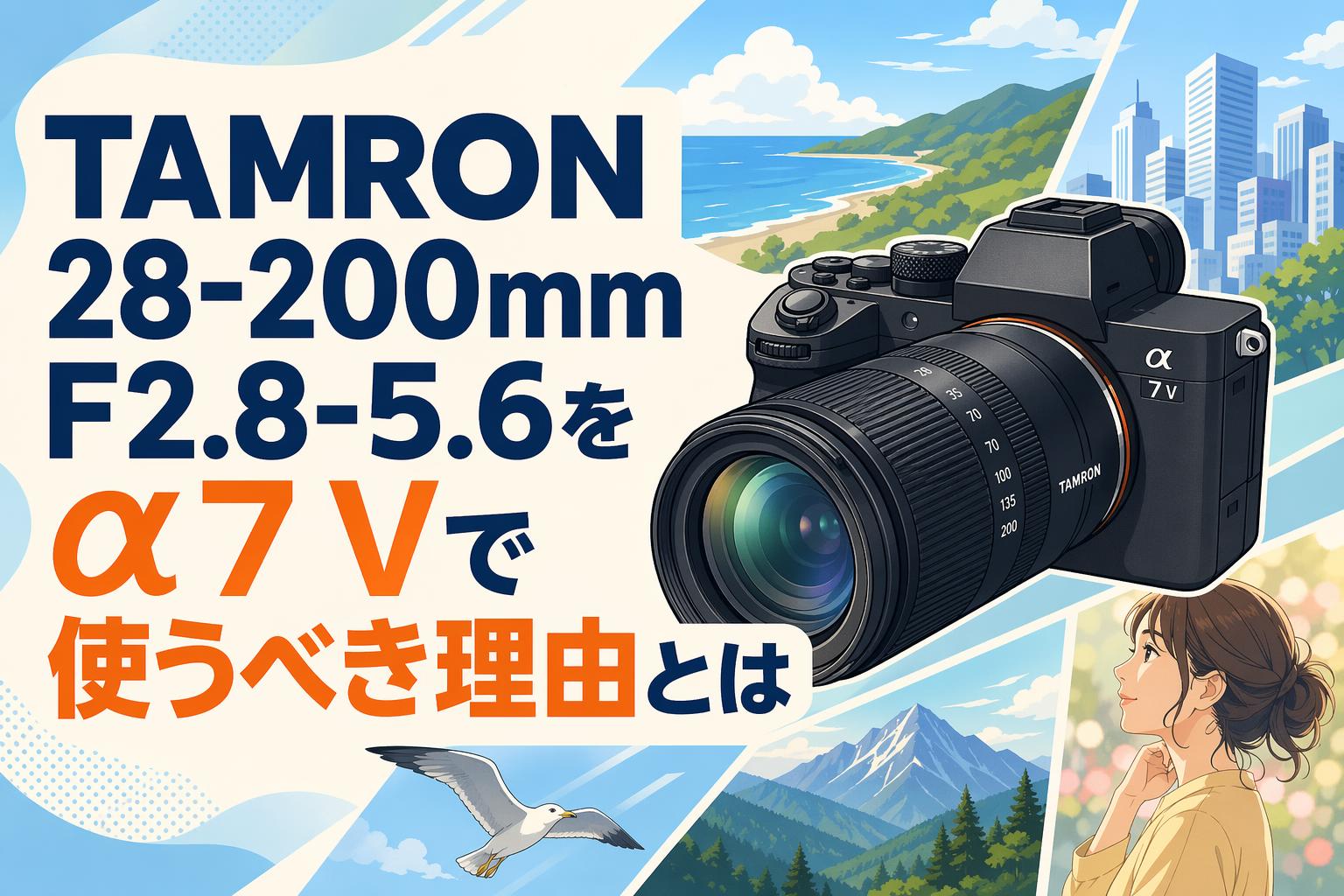 TAMRON 28-200mm F2.8-5.6をα7 Vで使うべき理由とは | PANDA TIMES