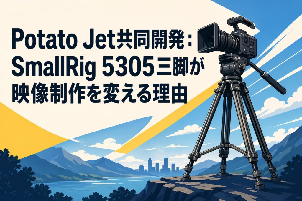 Potato Jet共同開発：SmallRig 5305三脚が映像制作を変える理由