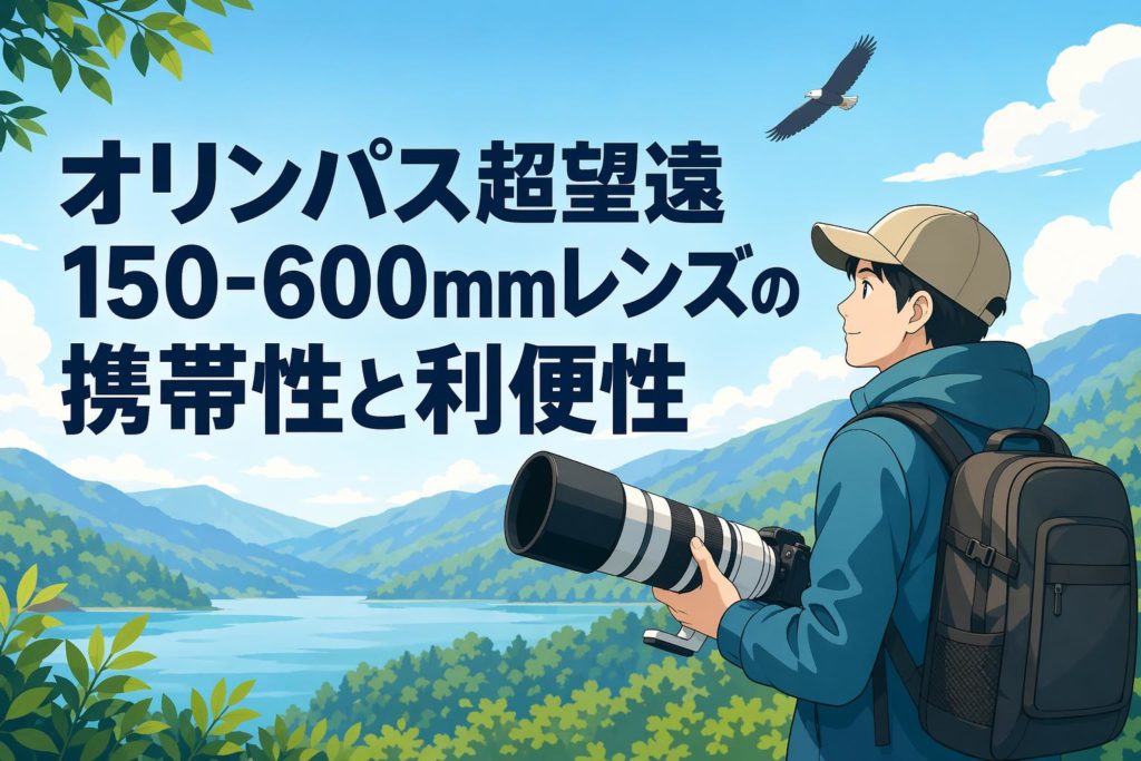 オリンパス超望遠150-600mmレンズの携帯性と利便性 | PANDA TIMES