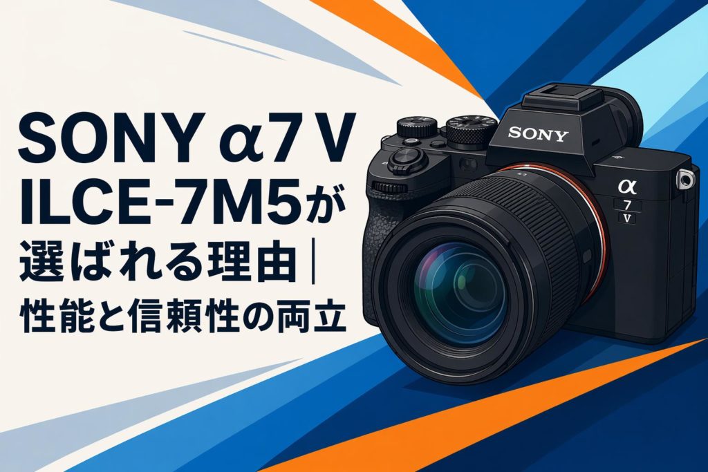 SONY α7 V ILCE-7M5が選ばれる理由｜性能と信頼性の両立 | PANDA TIMES