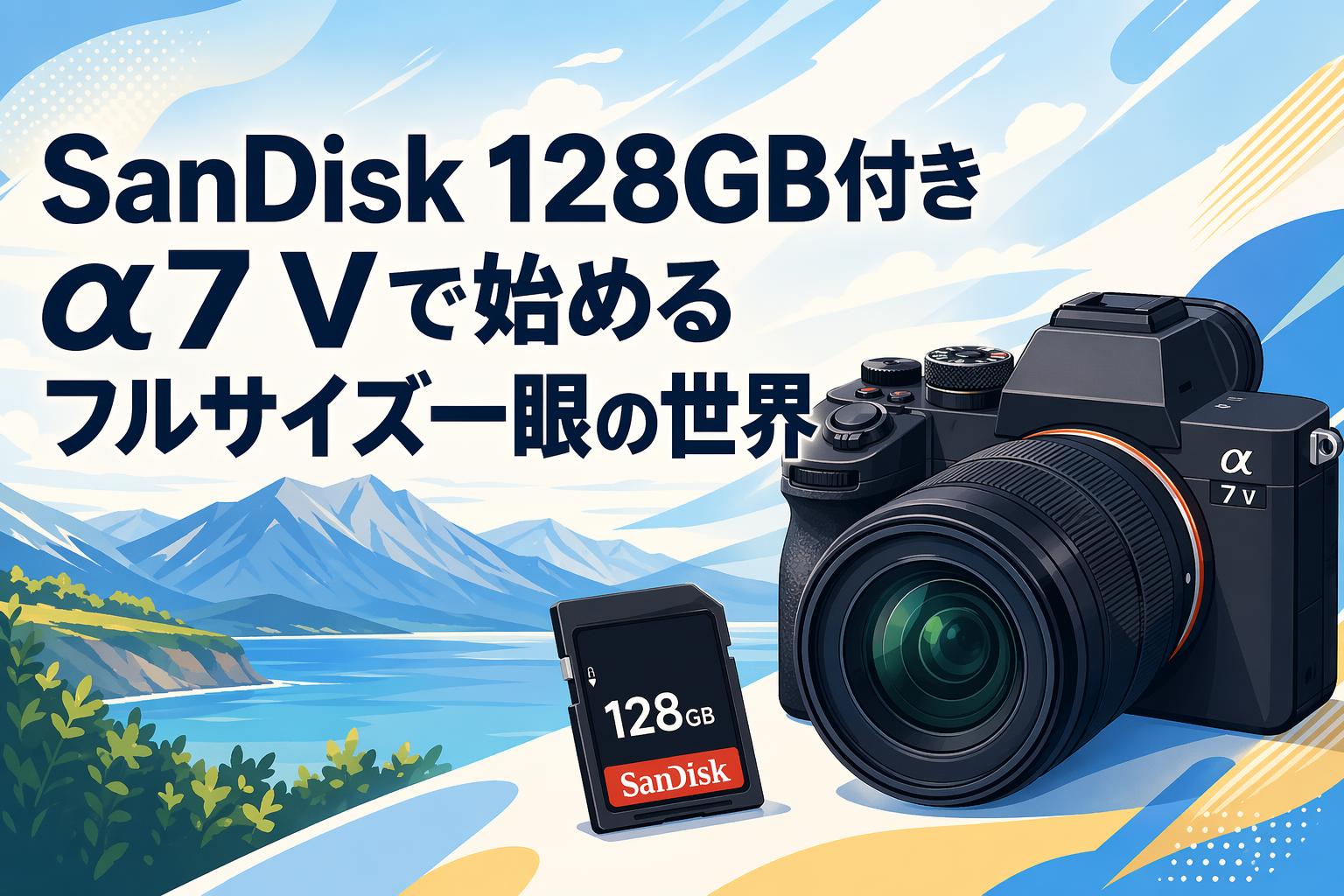 SanDisk 128GB付きα7 Vで始めるフルサイズ一眼の世界 | PANDA TIMES