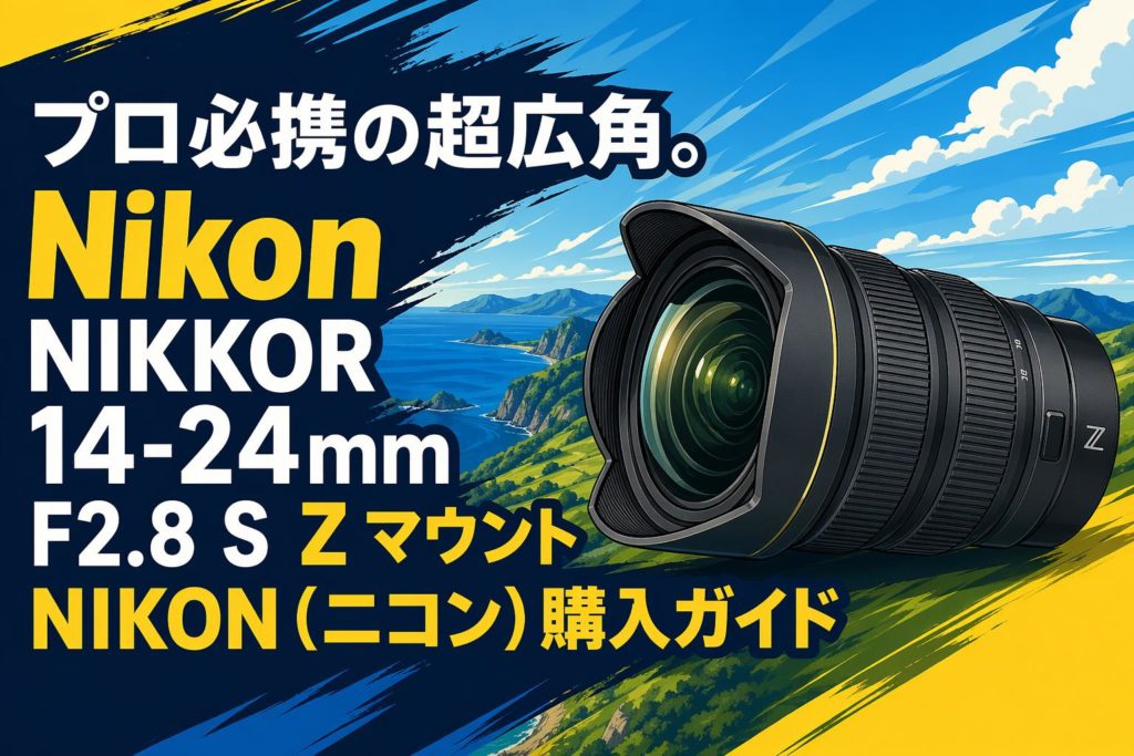 プロ必携の超広角。Nikon NIKKOR 14-24mm F2.8 S Z マウント NIKON