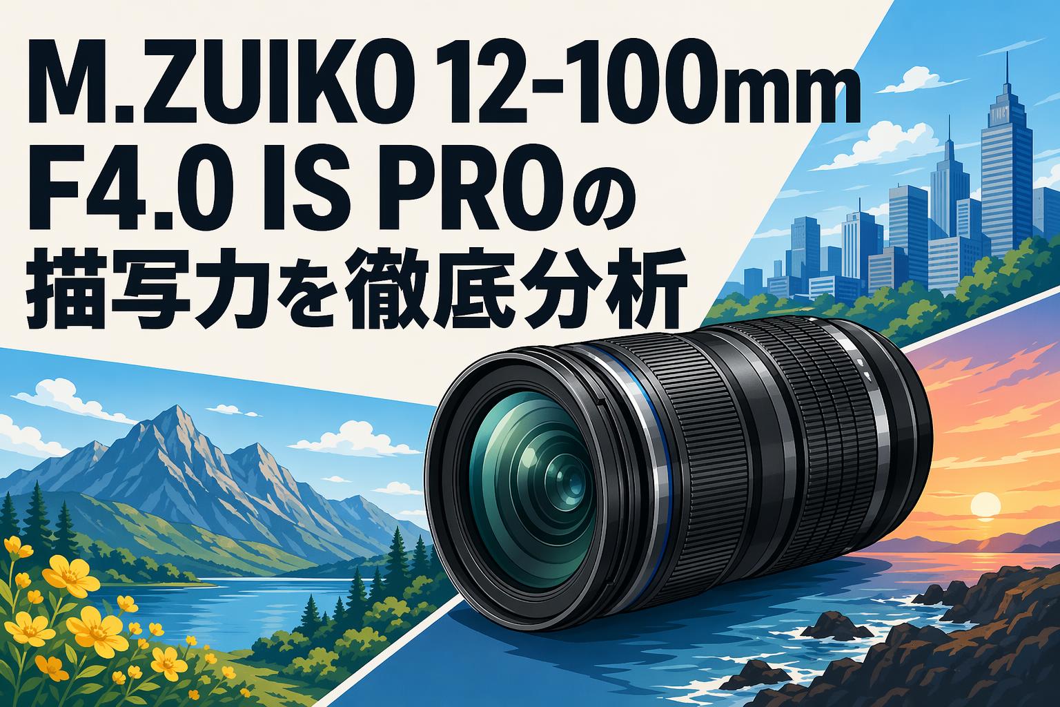 M.ZUIKO 12-100mm F4.0 IS PROの描写力を徹底分析 | PANDA TIMES