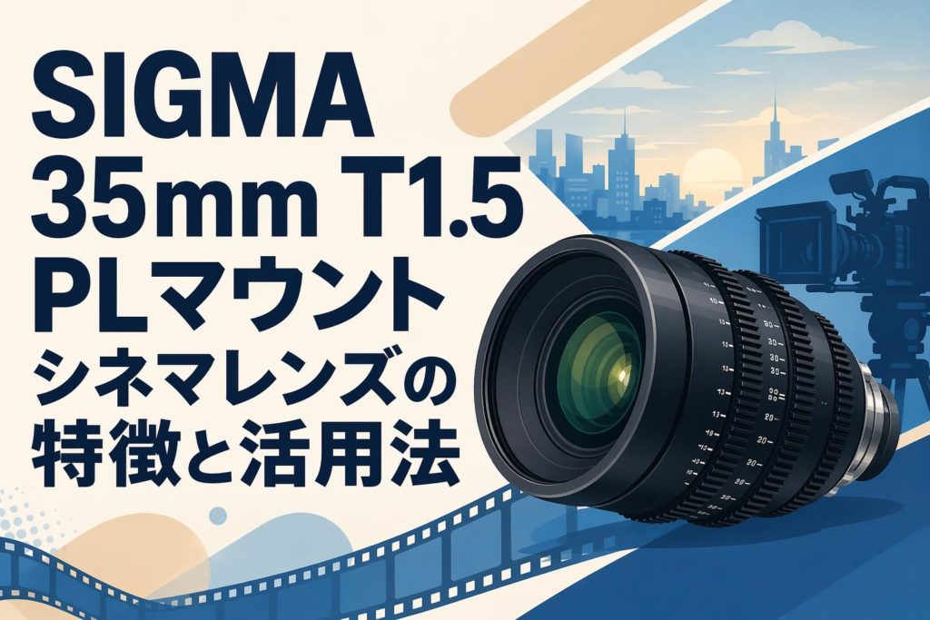 Sigma FF 35mm T1.5 PL マウント SIGMA 35mm T1.5 PLマウント シネマレンズの特徴と活用法 | PANDA