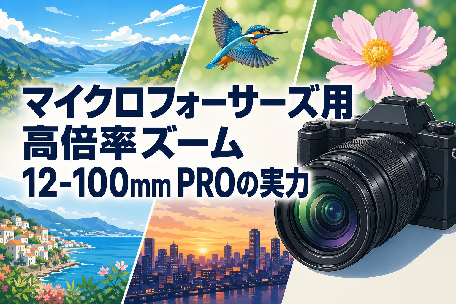 静音・高速AF⭐高倍率ズームレンズ　For M4/3 比較レビュー：マイクロフォーサーズ高倍率ズームレンズ3本（実写編