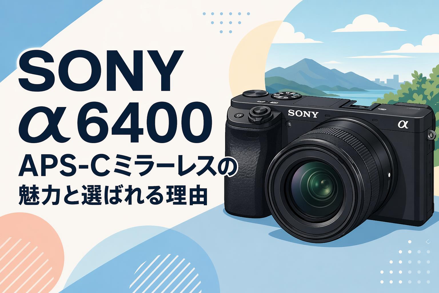 SONY α6400 APS-Cミラーレスの魅力と選ばれる理由 | PANDA TIMES