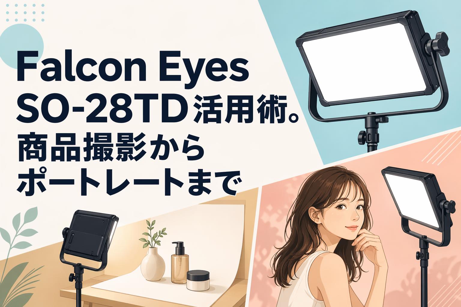 Falcon Eyes SO-28TD活用術。商品撮影からポートレートまで | PANDA