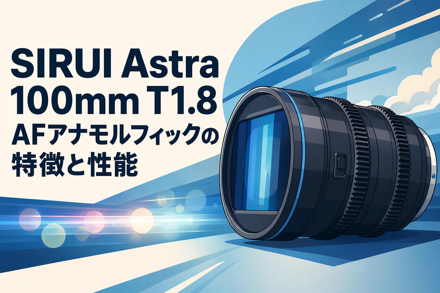 SIRUI Astra 100mm T1.8 Anamorphic Lマウント SIRUI Astra 100mm T1.8 AFアナモルフィックの特徴と性能 | PANDA