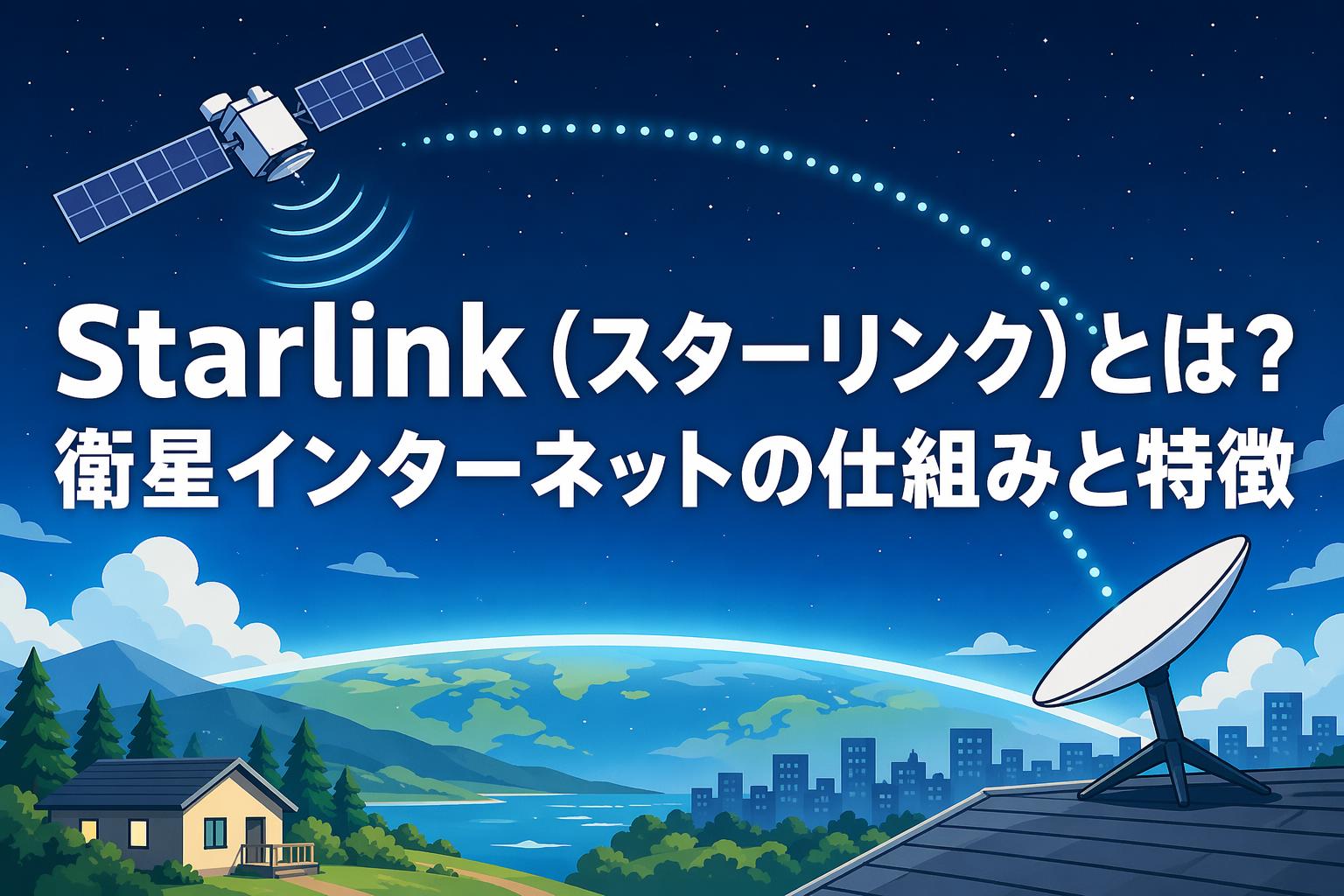 Starlink（スターリンク）とは？衛星インターネットの仕組みと特徴