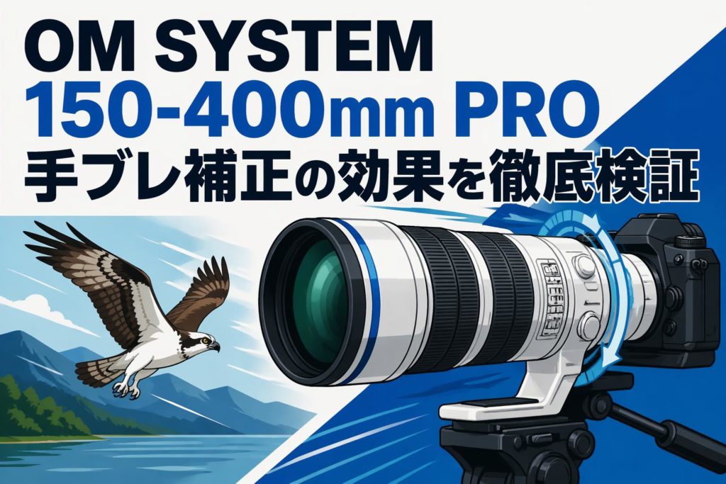 OM SYSTEM 150-400mm PRO 手ブレ補正の効果を徹底検証 | PANDA TIMES