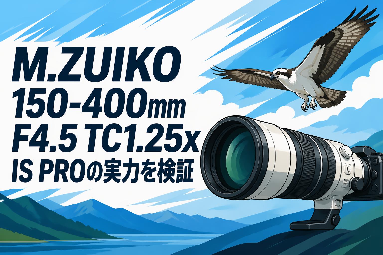 M.ZUIKO 150-400mm F4.5 TC1.25x IS PROの実力を検証 | PANDA TIMES