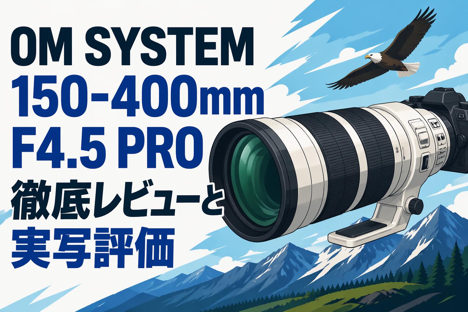 OM SYSTEM 150-400mm F4.5 PRO 徹底レビューと実写評価 | PANDA TIMES