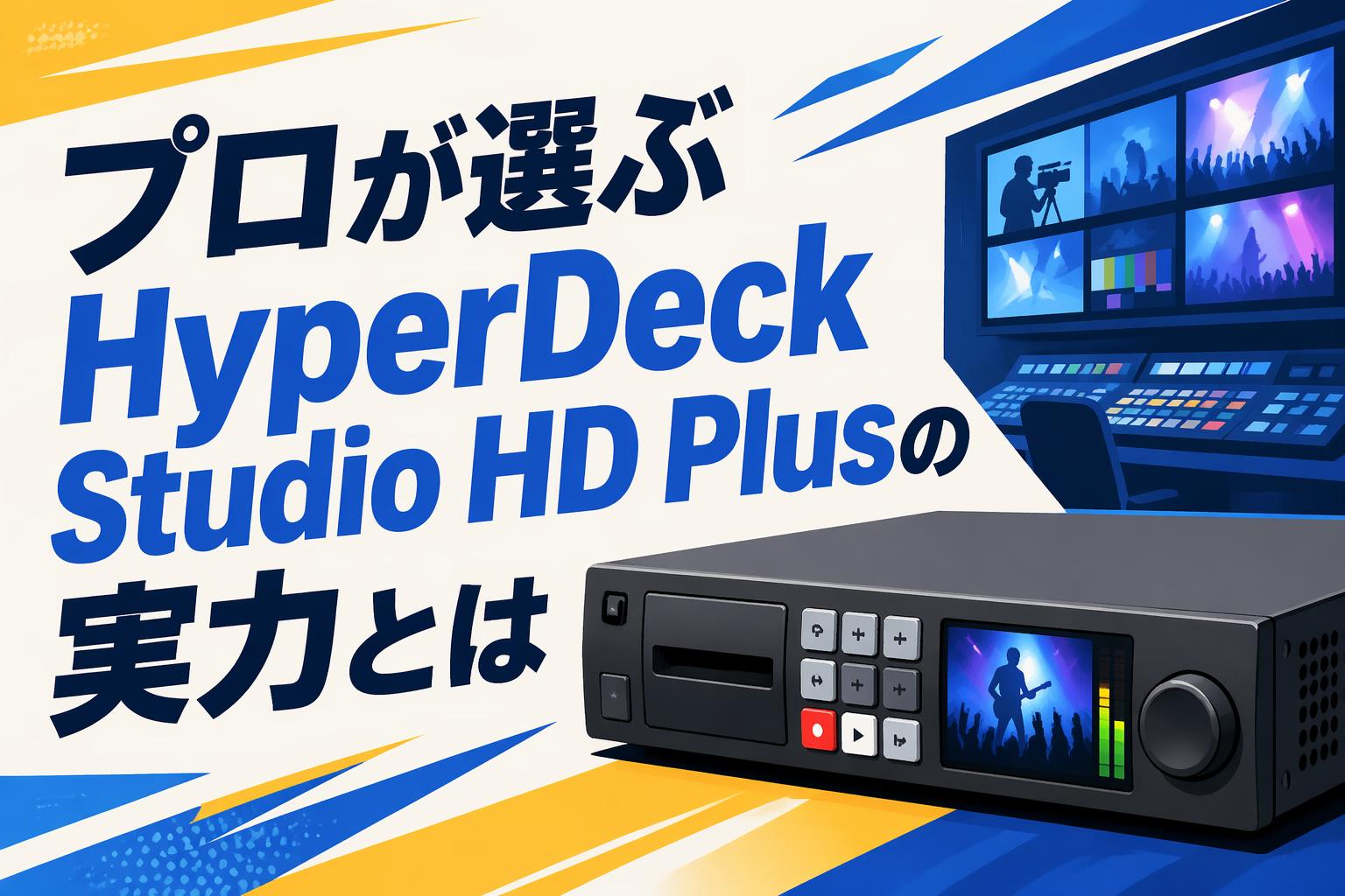 プロが選ぶHyperDeck Studio HD Plusの実力とは | PANDA TIMES（パンダ