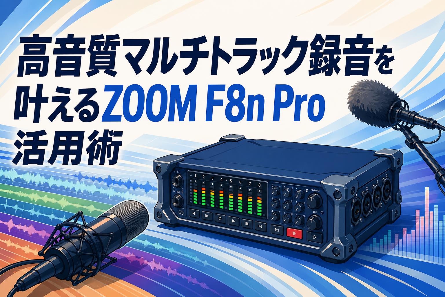 高音質マルチトラック録音を叶えるZOOM F8n Pro活用術 | PANDA TIMES