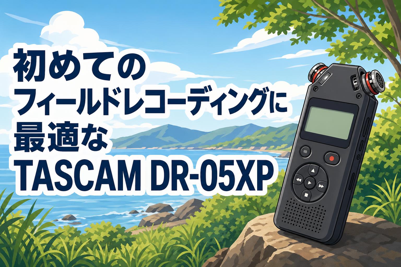初めてのフィールドレコーディングに最適なTASCAM DR-05XP | PANDA