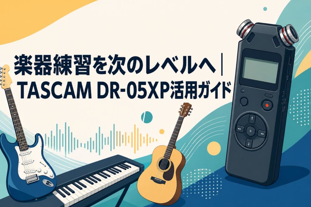 楽器練習を次のレベルへ｜TASCAM DR-05XP活用ガイド | PANDA TIMES
