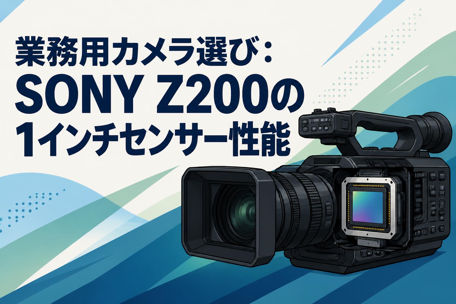 業務用カメラ選び：SONY Z200の1インチセンサー性能 | PANDA TIMES