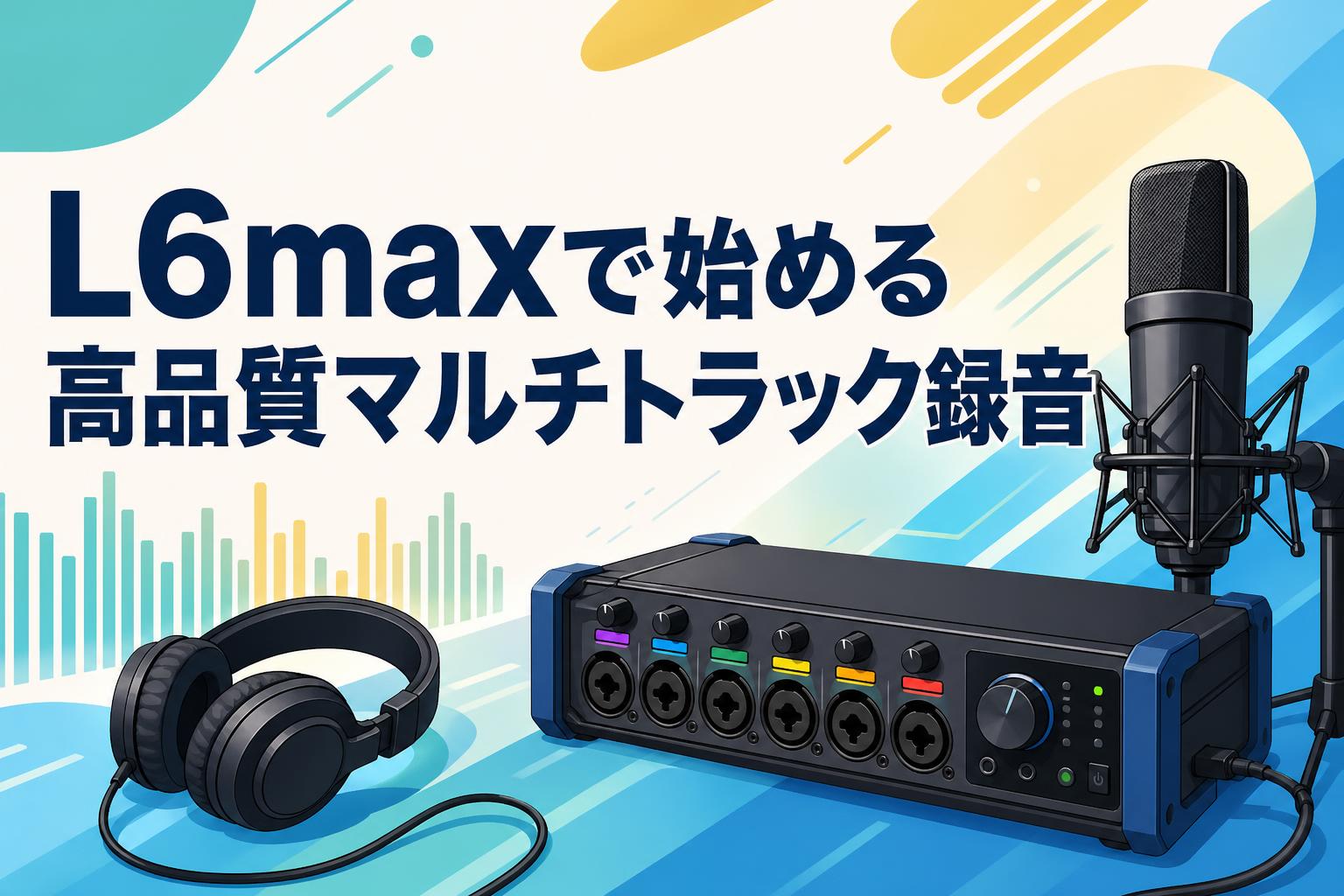 L6maxで始める高品質マルチトラック録音 | PANDA TIMES（パンダタイムス）