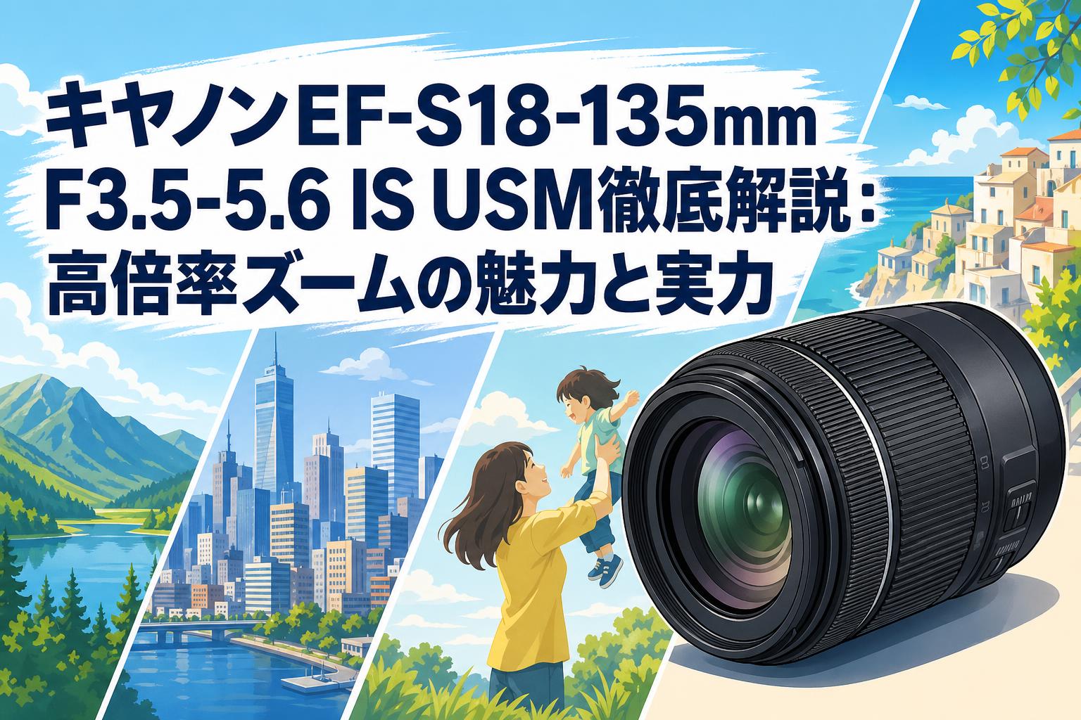 キヤノンEF-S18-135mm F3.5-5.6 IS USM徹底解説：高倍率ズームの魅力と