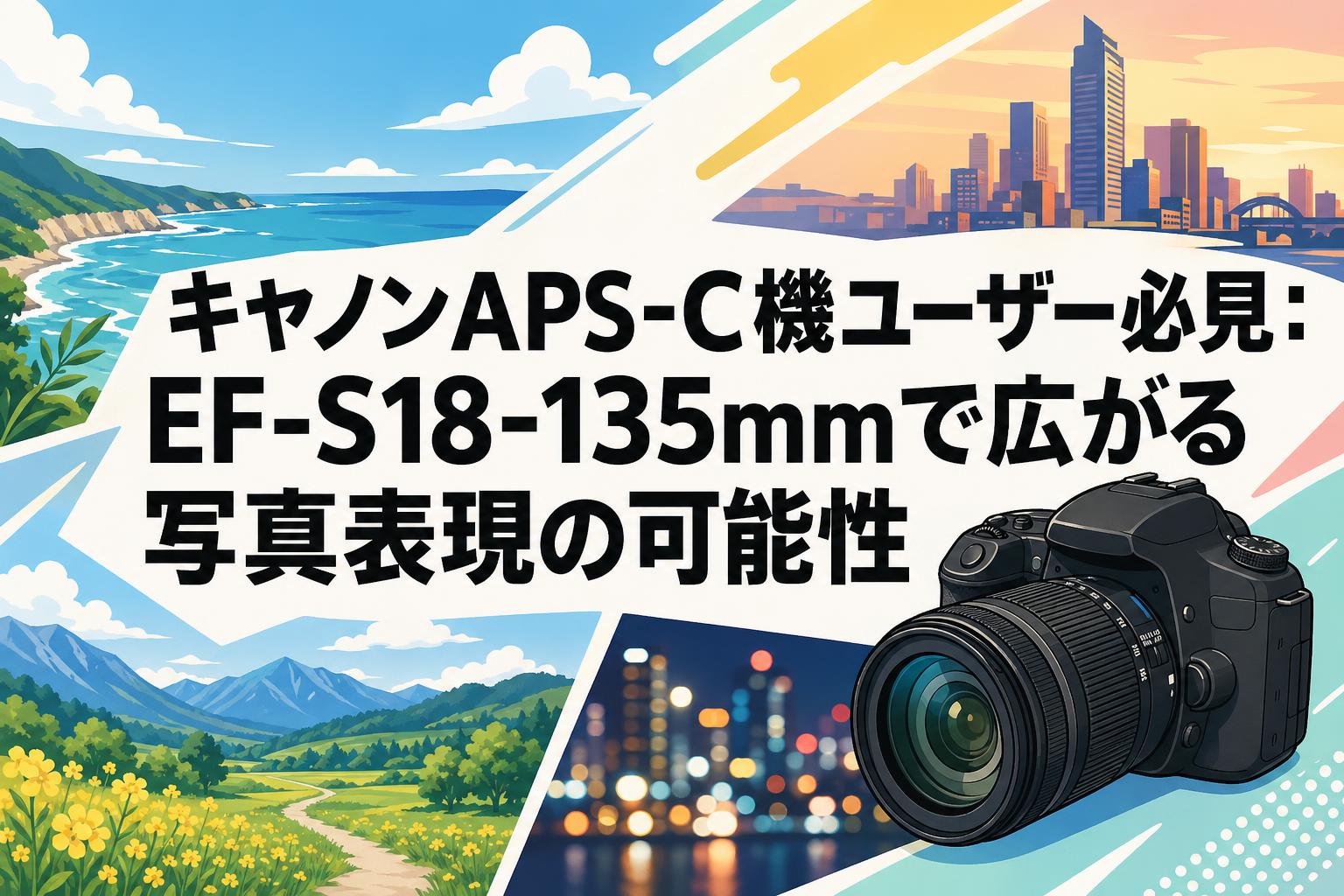 キャノンAPS-C機ユーザー必見：EF-S18-135mmで広がる写真表現の可能性