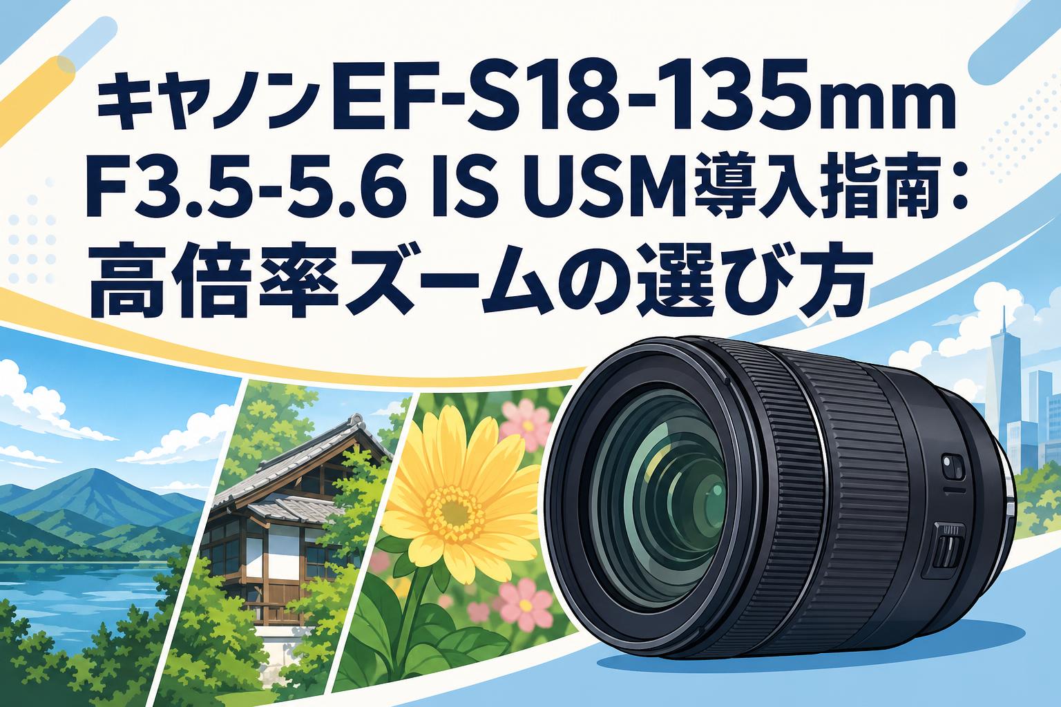 キヤノンEF-S18-135mm F3.5-5.6 IS USM導入指南：高倍率ズームの選び方