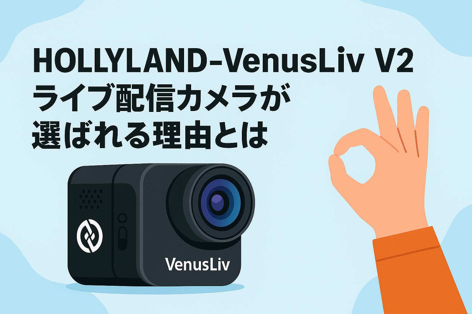 HOLLYLAND-VenusLiv V2 ライブ配信カメラが選ばれる理由とは | PANDA