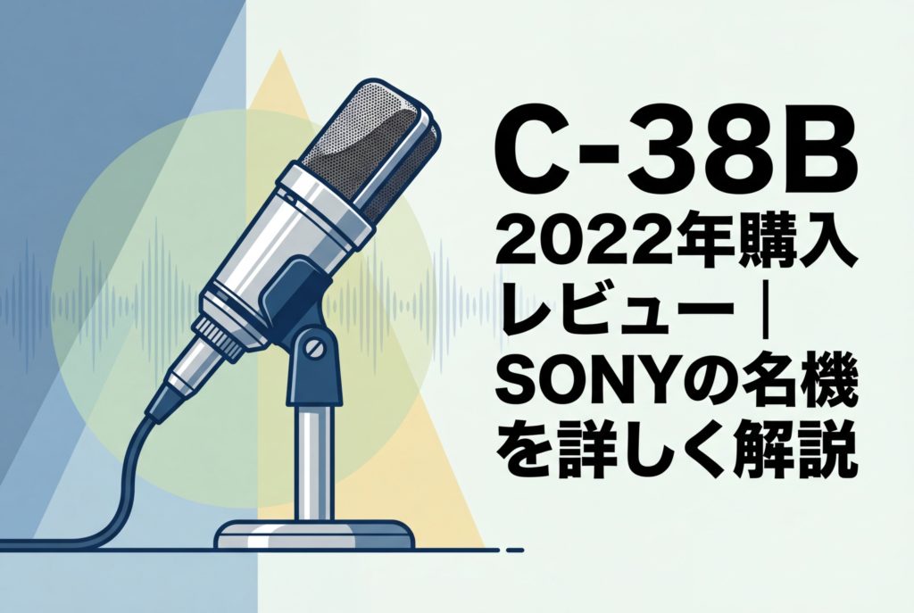 日向SONY C-38B 2台 C-38B 2022年購入レビュー｜SONYの名機を詳しく解説 | PANDA TIMES