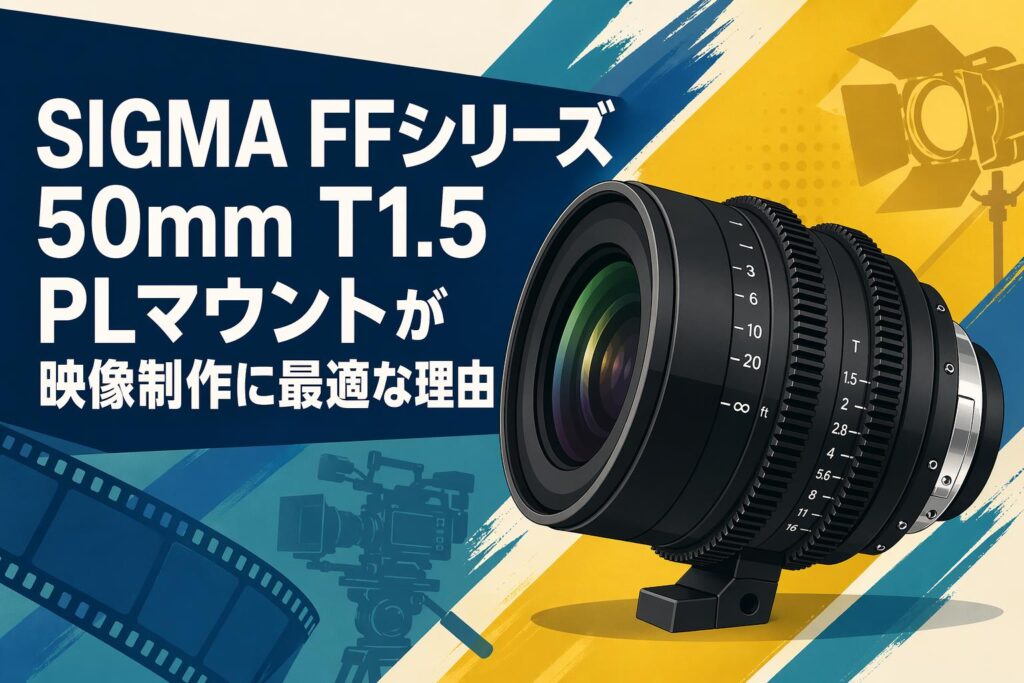SIGMA FFシリーズ50mm T1.5 PLマウントが映像制作に最適な理由 | PANDA