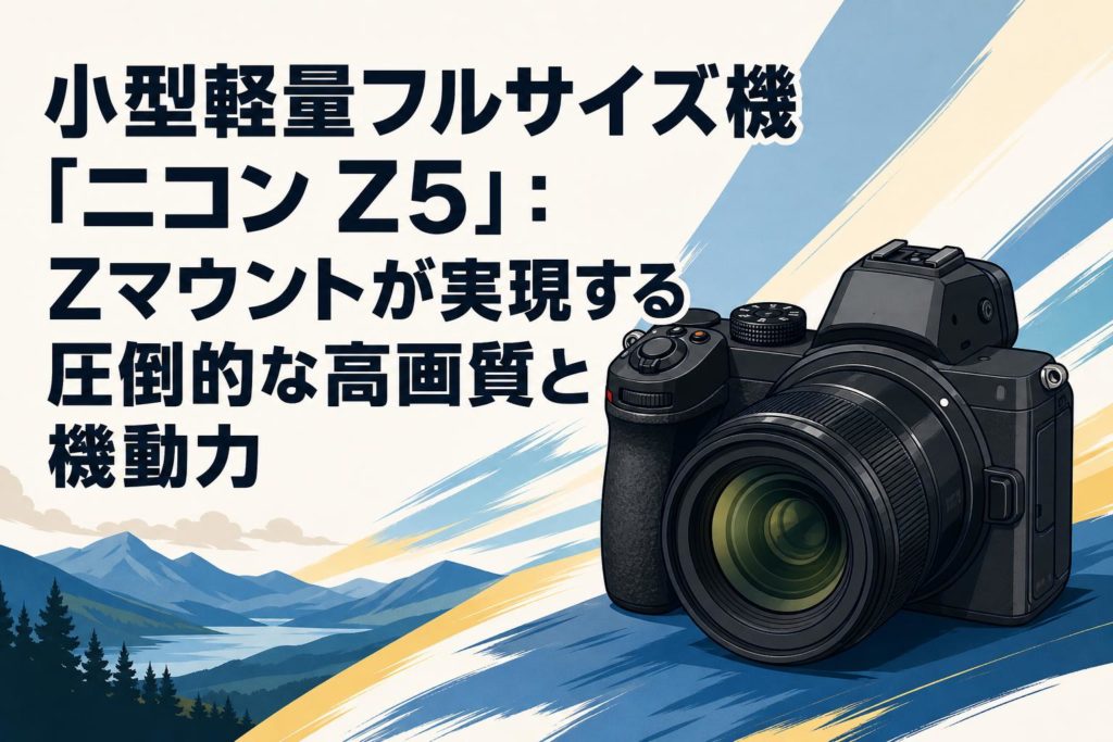 小型軽量フルサイズ機「ニコン Z5」：Zマウントが実現する圧倒的な高