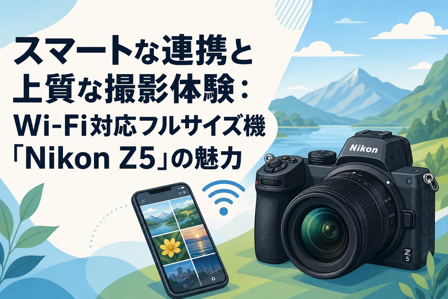 スマートな連携と上質な撮影体験：Wi-Fi対応フルサイズ機「Nikon Z5